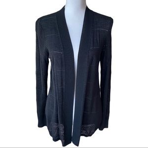 Talbots Black Long Sleeve Cardigan